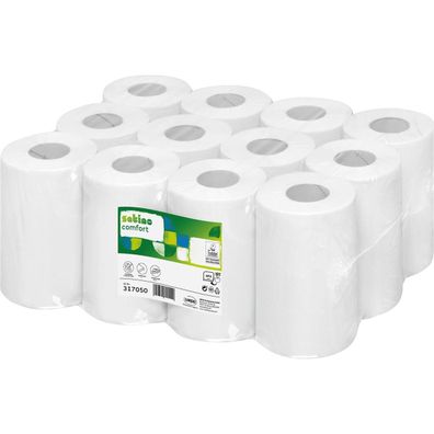 Satino Handtuchrolle 317050 20x35cm 120m 1lg hw rec. 12 St./Pack