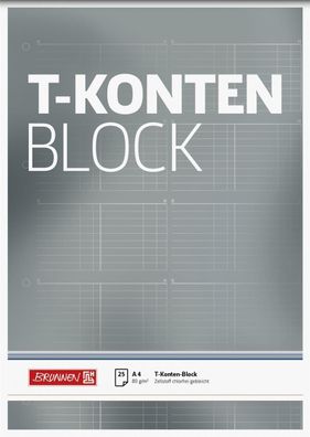 Brunnen 1042025 T-Konten-Block A4