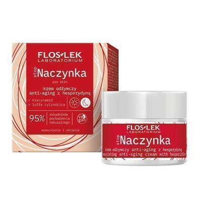 Flos-Lek Stop Naczynka Anti-Aging Gesichtscreme mit Hesperidin fér Tag & Nacht, 50 ml