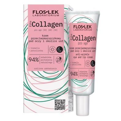 Flos-Lek Fito Collagen Anti-Aging Augencreme, 30 ml - Intensive Pflege fér strahlende