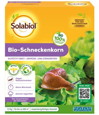 SOLABIOL® Bio Schneckenkorn, 1,9 kg