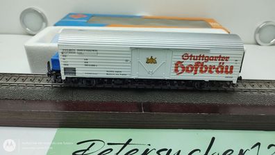 ROCO H0 DC 4339B Gedeckter Güterwagen Stuttgarter Hofbräu DB OVP