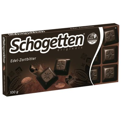 Schogetten Schokolade Edel-Zartbitter 100g