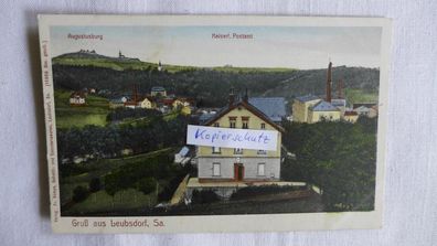 AK Gruß aus Leubsdorf , Kaiserliches Postamt, Sachsen