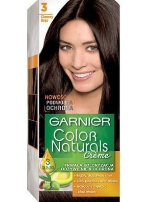 Garnier Color Naturals Haarfarbe, 3 Dunkelbraun