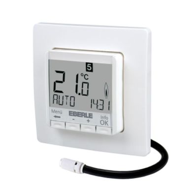 Fußbodenheizung elektrisch Thermostat Eberle FIT 3L weiß Temperaturregler