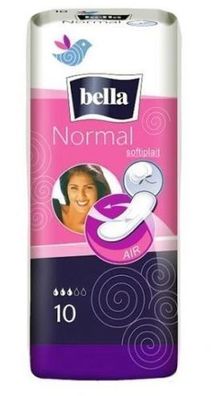 Bella Damenbinden ohne Flügel, 10 Stk. - Hygienische Schutz