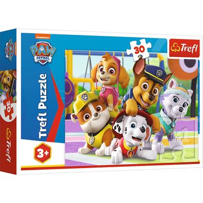 Trefl 18286 Paw Patrol immer pünktlich 30 Teile Puzzle