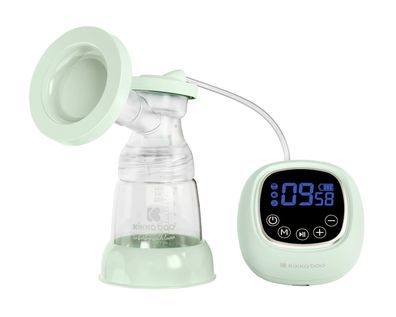 Kikkaboo elektrische Milchpumpe Rhea Nippelset 180ml Flaschenvolumen Touchscreen