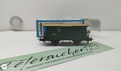 Märklin H0 4685 Gedeckter Güterwagen Bananen Württemberg / Blaue-OVP