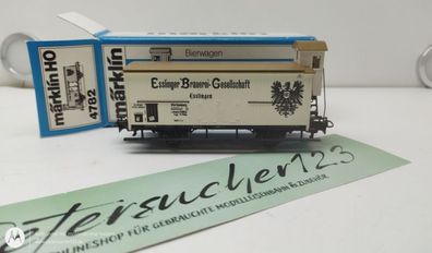 Märklin H0 4782 Gedeckter Güterwagen Esslinger Brauerei / Württemberg / OVP