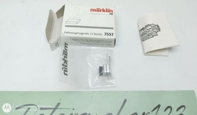 Märklin H0 7557 Fahrzeugmagnete (3 Stück) OVP