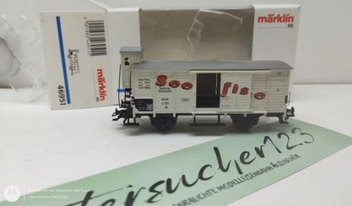 Märklin H0 AC 46951 Gedeckter Güterwagen Seefische / DR / Weisse-OVP