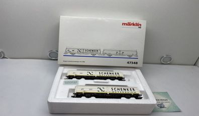 Märklin H0 AC 47348 Wagen Set "Doppel-Schiebewandwagen ÖBB" OVP 452//GW3360