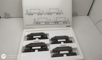 Märklin H0 AC 48250 Wagen Set "Carbid-Flaschenwagen" / DB/ OVP