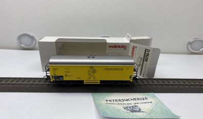 Märklin H0 Gedeckter Güterwagen Jamaica Gelb Weiße OVP 454//GW3363