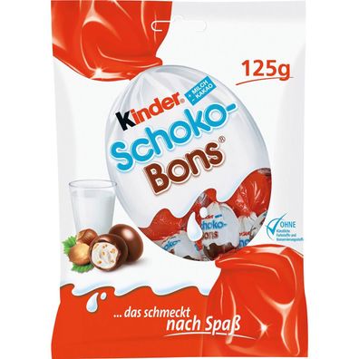 Kinder Schokolade Schoko-Bons 458393 125 g/Pack