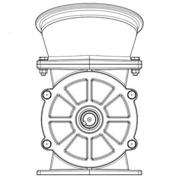 Windhager Zellradschleuse 200 (051457)kp Zellradschleuse 200 mit Flansch B mont. 0530