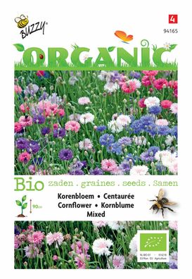 Samen Bio Centaurea Kornblume gemischt (Bio) Buzzy