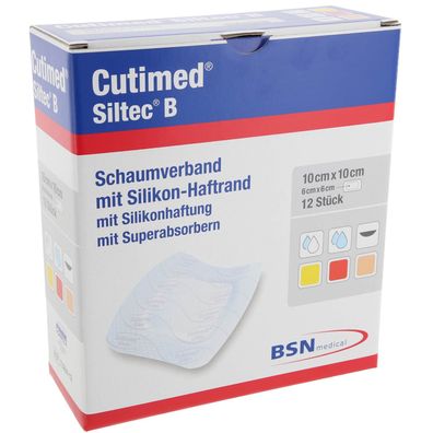 Cutimed Siltec B Schaumverband - Verschiedene Maße