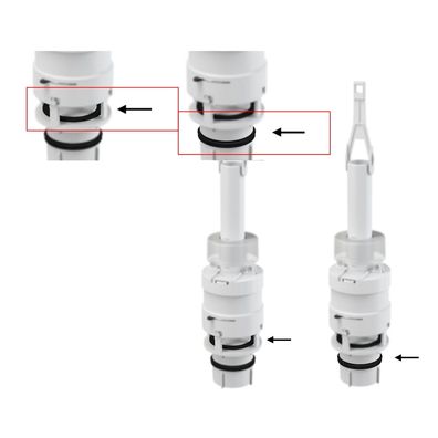 Heberglocke Dichtung Set Flachdichtung O-Ring alcadrain AlcaPlast A06 E A06/850