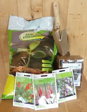 Geschenkpackung Wildsommerblumen Samenpackung drei Sorten Warentuin mix