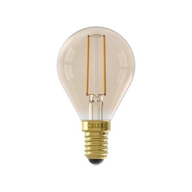 LED Vollglas Filament Kugellampe 220 240V 3.5W 250lm E14 P45 Gold 2100K Dimmbar C