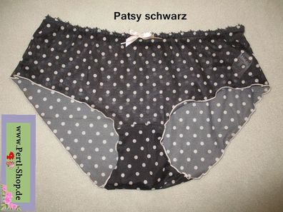 Slip, Freya, PATSY, Schwarz mit Pünktchen, Neu, Gr. L Gr. M