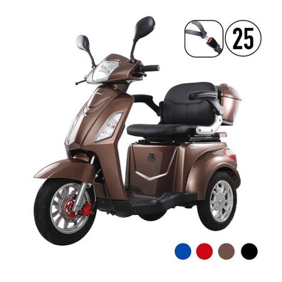 Elektromobil 3-Rad Seniorenmobil VISTA 6 oder 25 KM/H Elektro-Scooter für Rentner