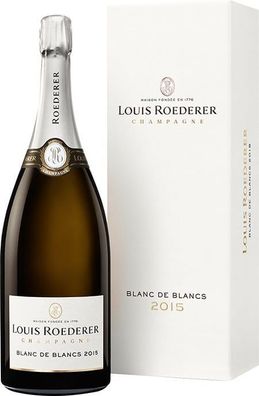 Champagne Louis Roederer Blanc de Blancs Brut Jahrgang Deluxe 2015 1.5 L Magnum