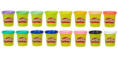 Play-Doh Megameter 16er-Pack mit je 112g-Dosen Kinder Spielzeug Knete