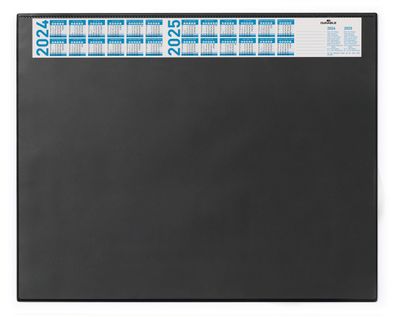 Durable Schreibunterlage 520x650mm sw Vollsichtplatte Jahreskalender