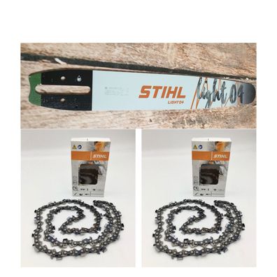 STIHL Führungsschiene Light 04 40cm / 16" - 3/8" - 1,6 mm 30030007713 + 2x STIHL