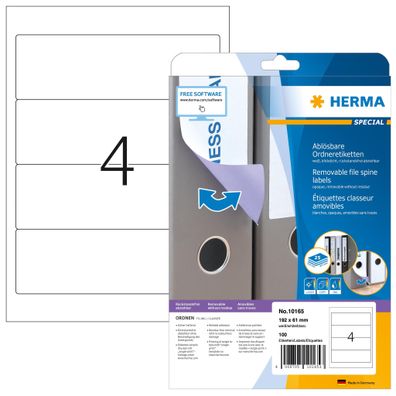 Herma Ordneretiketten Movables A4 25 192x61