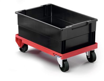 Durable Rollwagen rt 4Rollen 2fix 2beweglich Lagertrolley