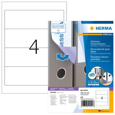 Herma Ordneretiketten Movables A4 100 192x61