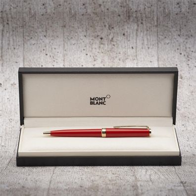 Montblanc PIX Collection Gold Line Edelharz Rot Kugelschreiber ID 117655 OVP