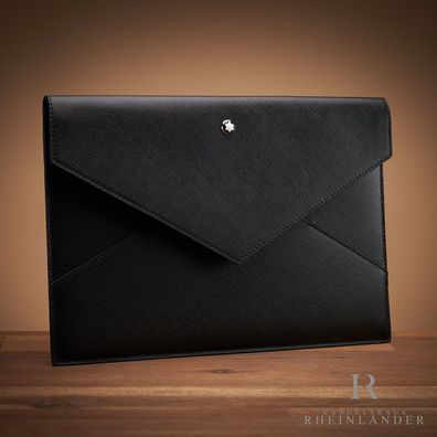 Montblanc Leather Goods Sartorial Envelope Pouch Small Black 130310