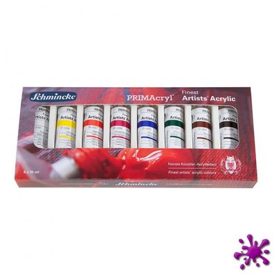 Schmincke Primacryl Kartonset, 8 x 35ml