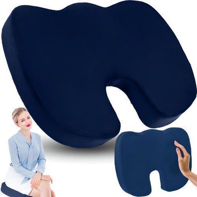 Orthopädisches Sitzkissen Kissen mit Memory Foam Stuhlkissen für den Bürostuhl Retoo