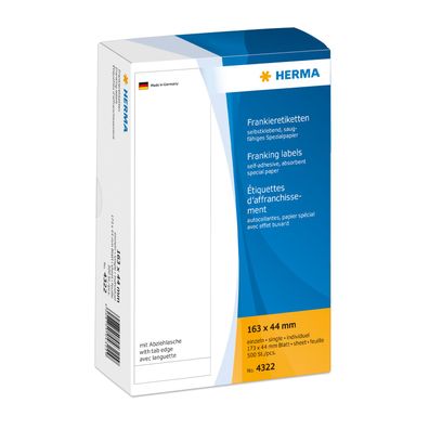 Herma Frankieretiketten EINZEL 163x44