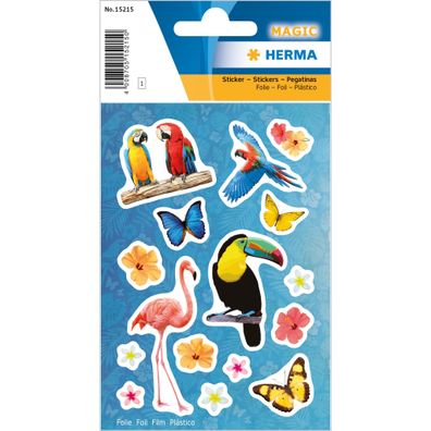 Herma Schmucketikett MAGIC Sticker Paradies Folie 1 Bl 1 Pack