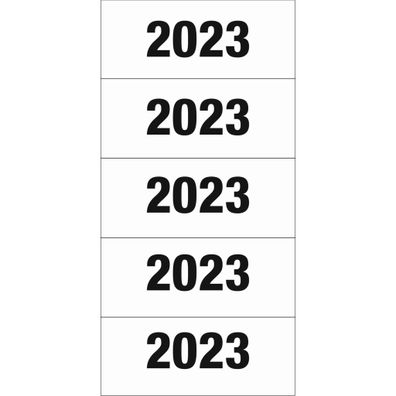 Herma Etiketten für Ordnerrücken Jahreszahlen permanent haftend 60 x 26 mm 2023