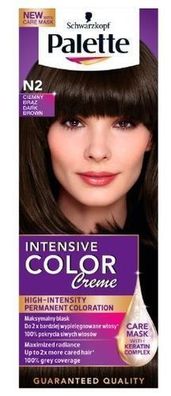 Haarfarbe Dunkelbraun, Palette Intensive Color Creme