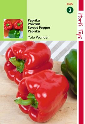 Saatgut Paprika Yolo Wonder Hortitops