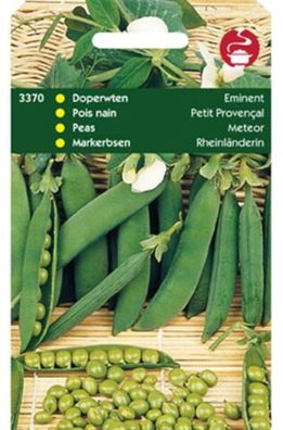 Saatgut Garten Erbsen Eminent 100g Tuinplus