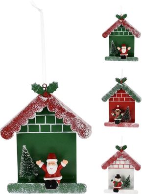 Haus mit Xmas Figur 13 cm Weihnachten Nampook