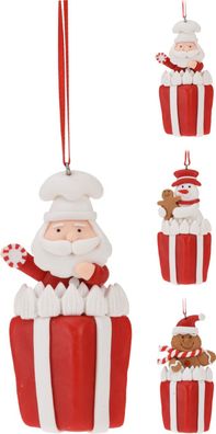 Geschenk mit Xmas Figuren Hängende Weihnachten Nampook