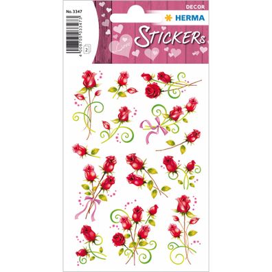 Herma Sticker DECOR Blumen Rosen 2 Bl