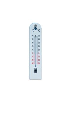 Wandthermometer Kunststoff weiß 20x4,5x0,6cm Nature